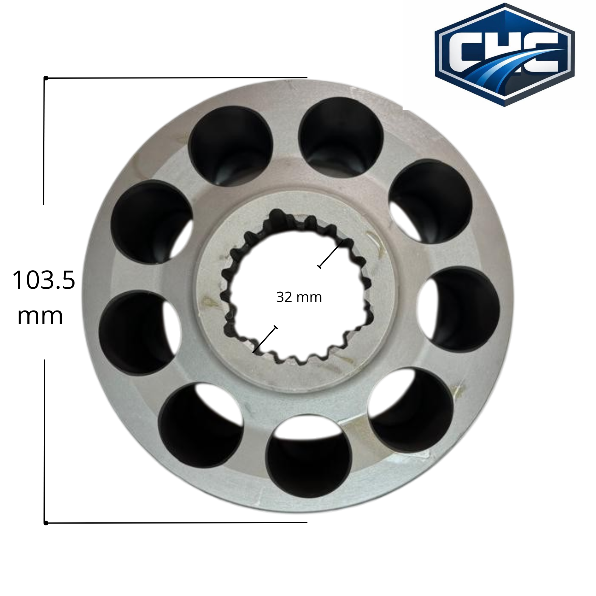 BLOQUE CILINDRICO PARA BOMBA REXROTH